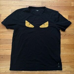 Fendi Black Monster Tee Size Large